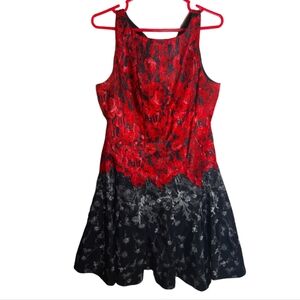 Julian Taylor Sleeveless Floral Dress